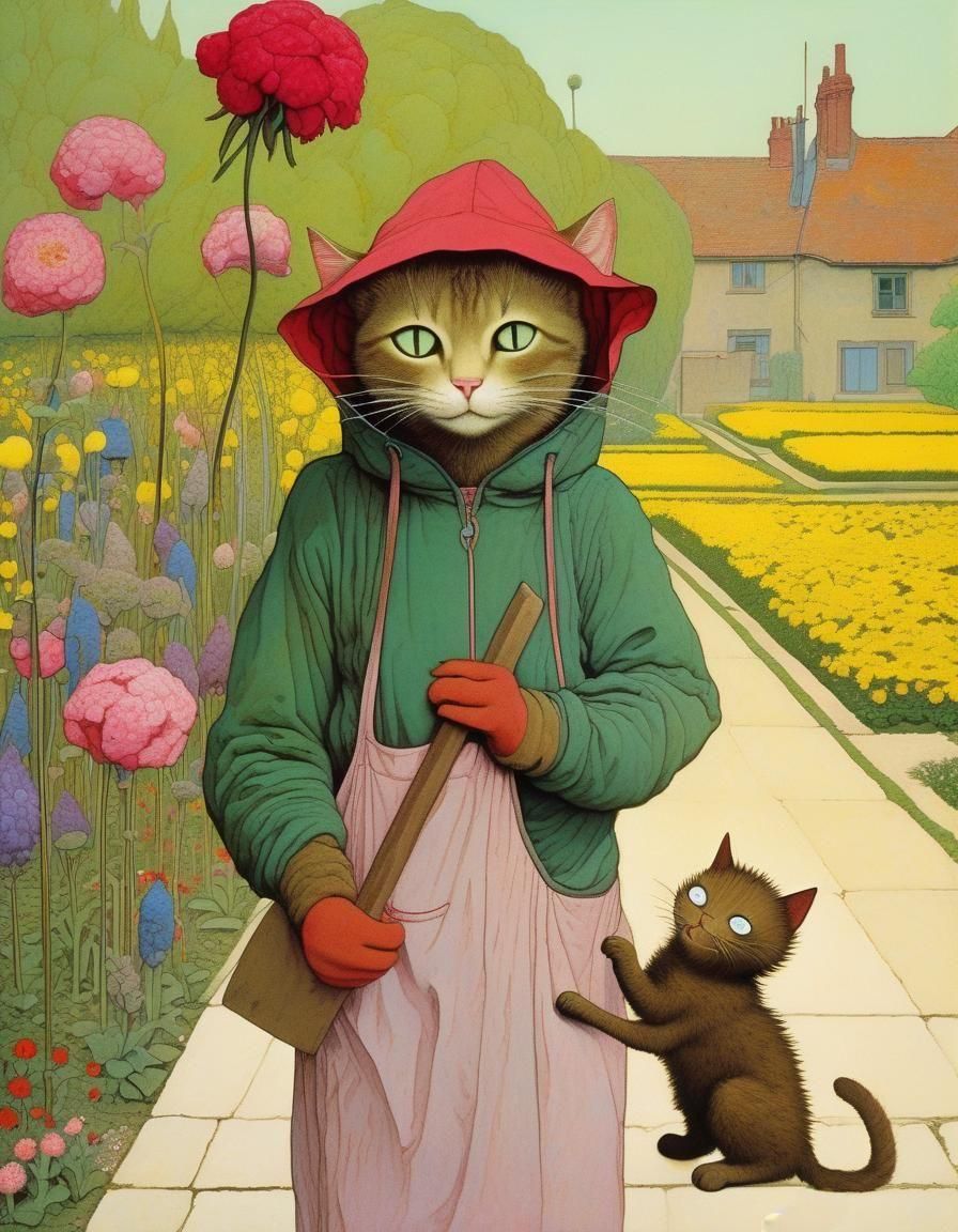 Gardener cat.