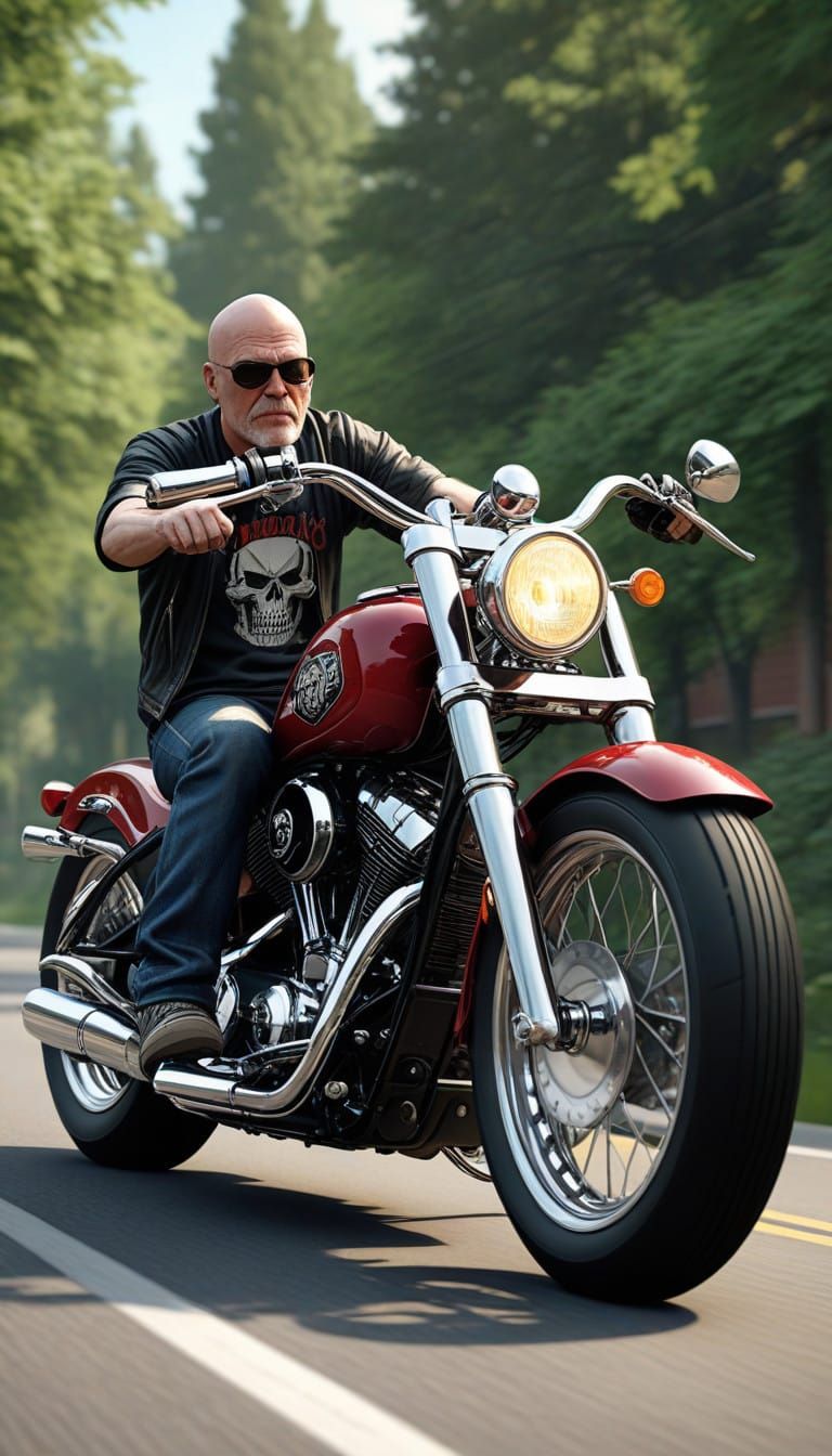 Beavis and Butt-Head Ride Harley Davidson Choppers in the Su...