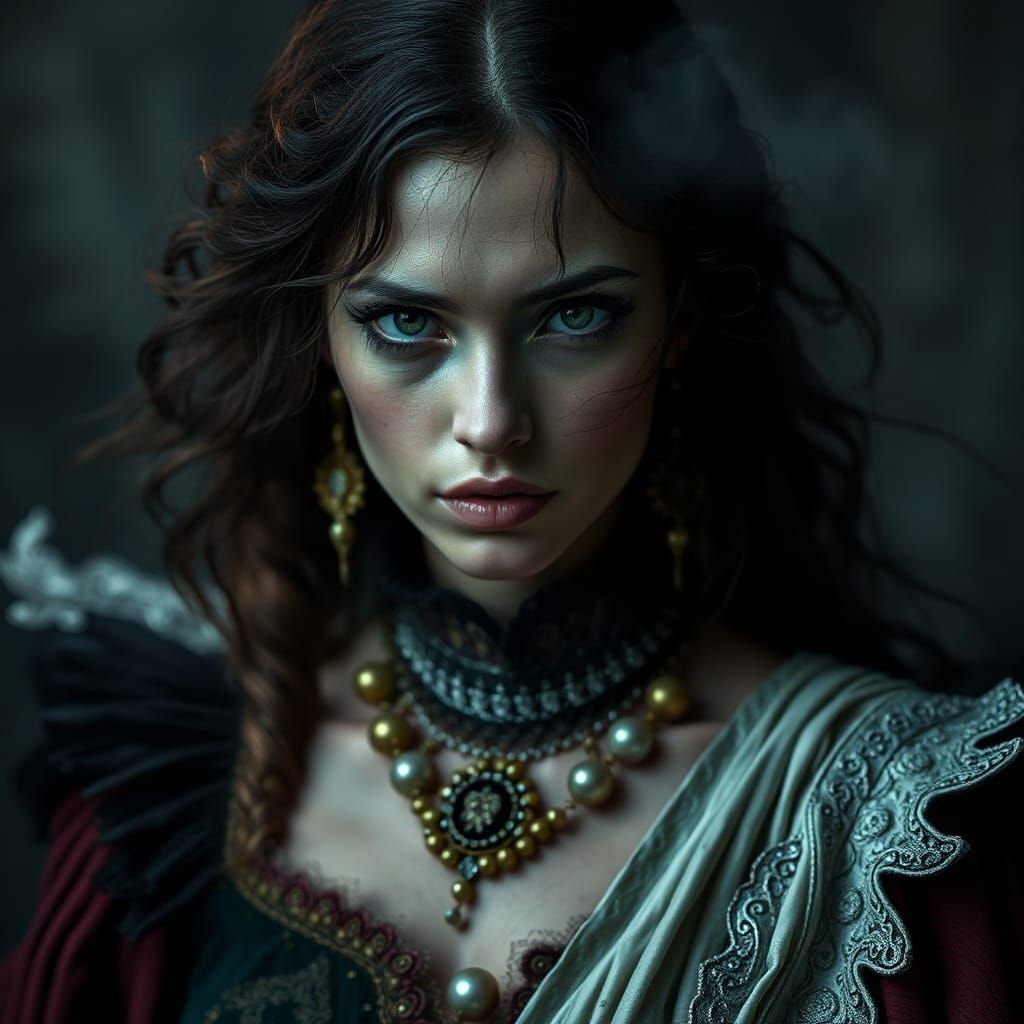 Dark Cinderella's Vengeance in a Biomechanical Style