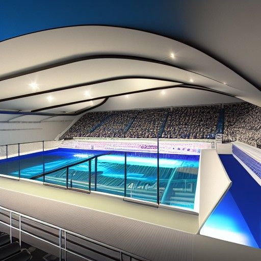 Surreal Poolcore Stadium Design