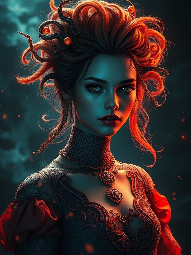 Existential dread personified as an unconventionally attract...