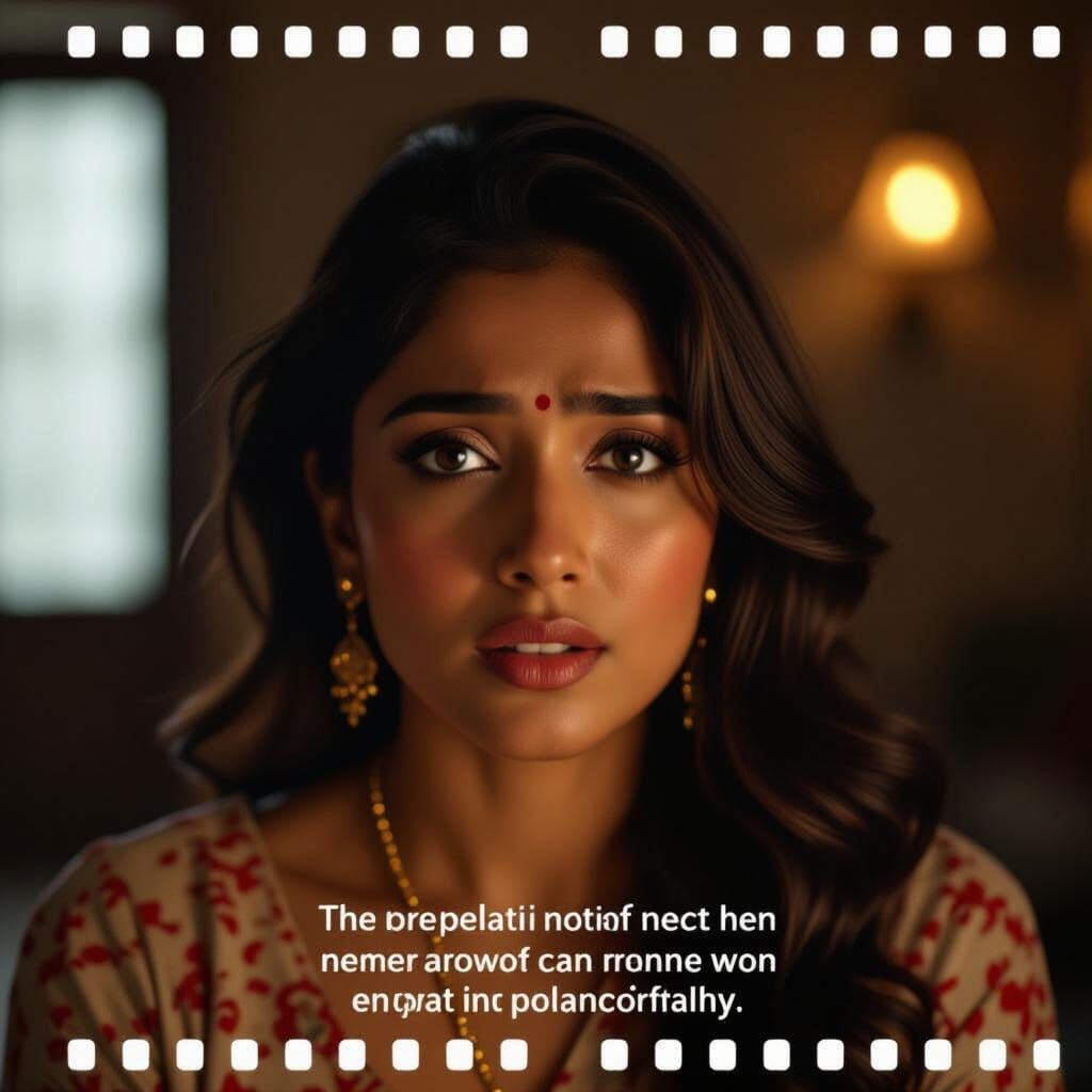 Anjali's Emotional Confession in Golden Hour Light