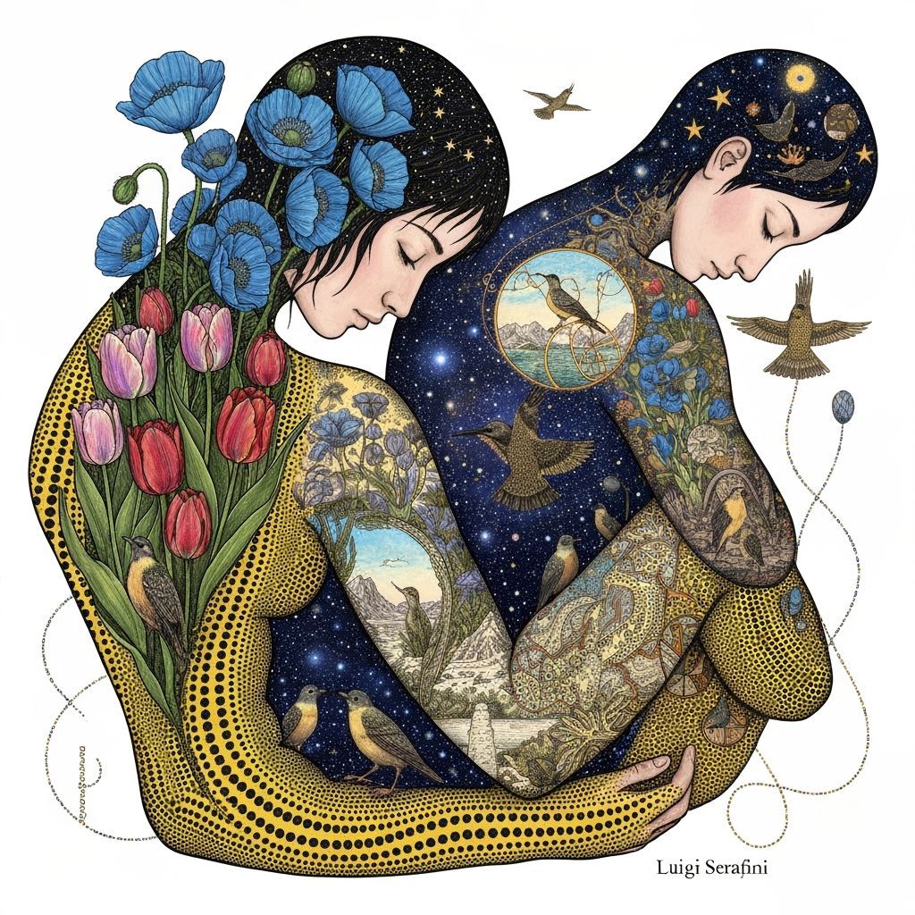 Ethereal Woman: Connection Between Humans and Nature