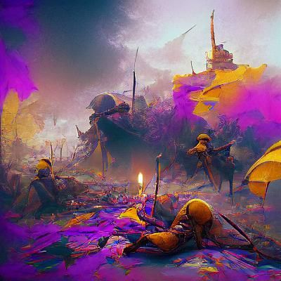 Dark Fantasy War Concept Art in 8k