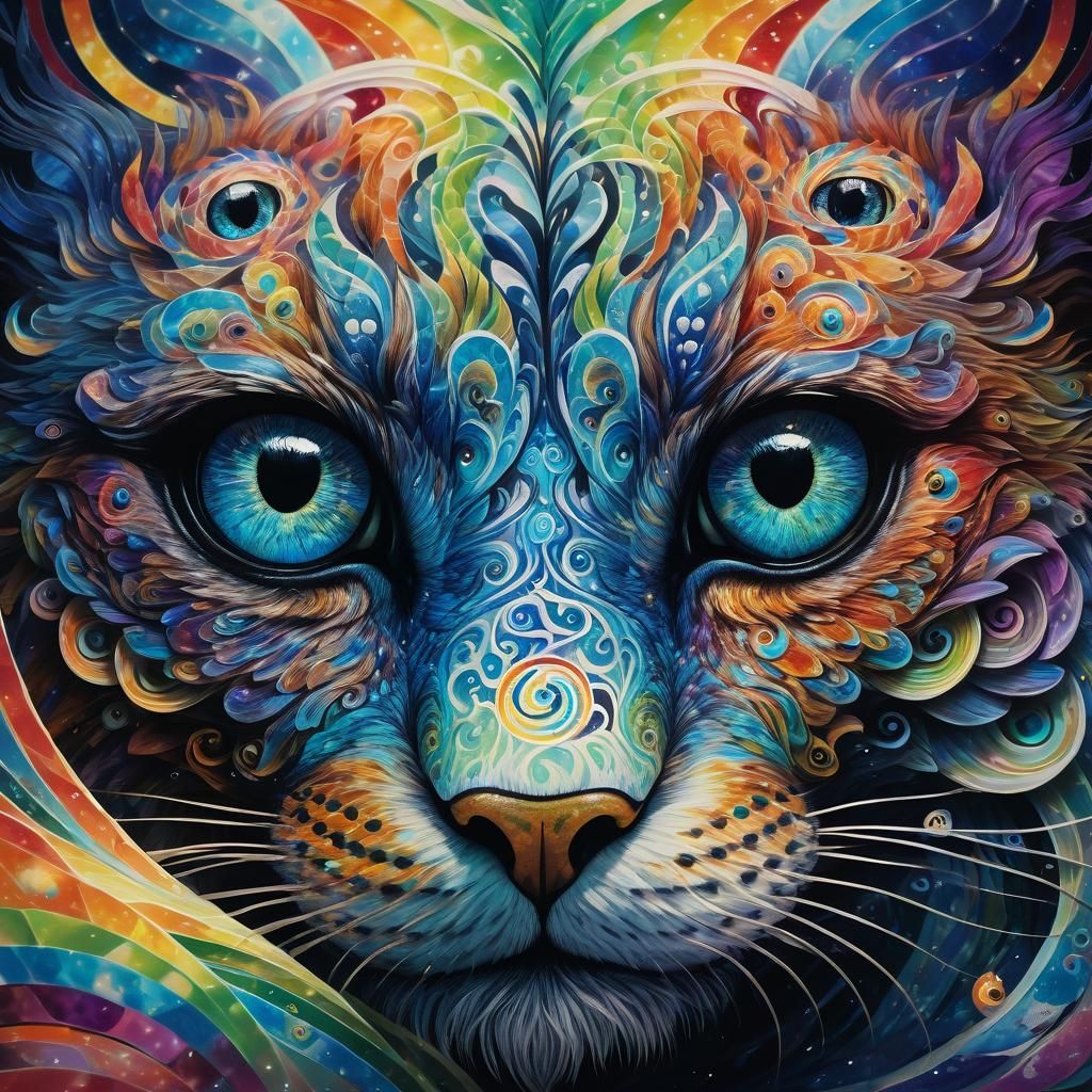 Surreal Slithy Toves Gyre in Fantastical Wabe