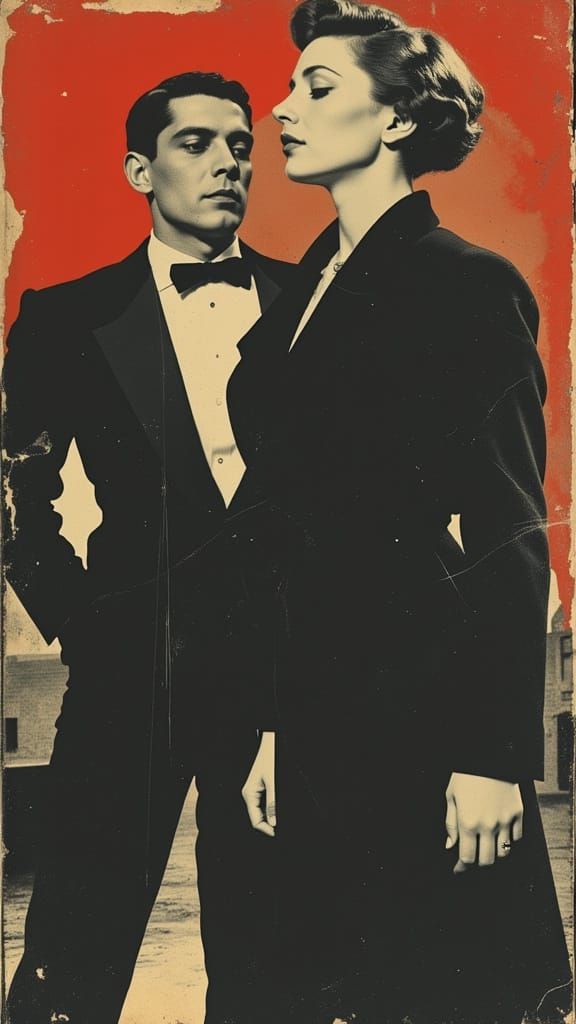 Epic Film Noir Masterpiece in Graphic Novel Style