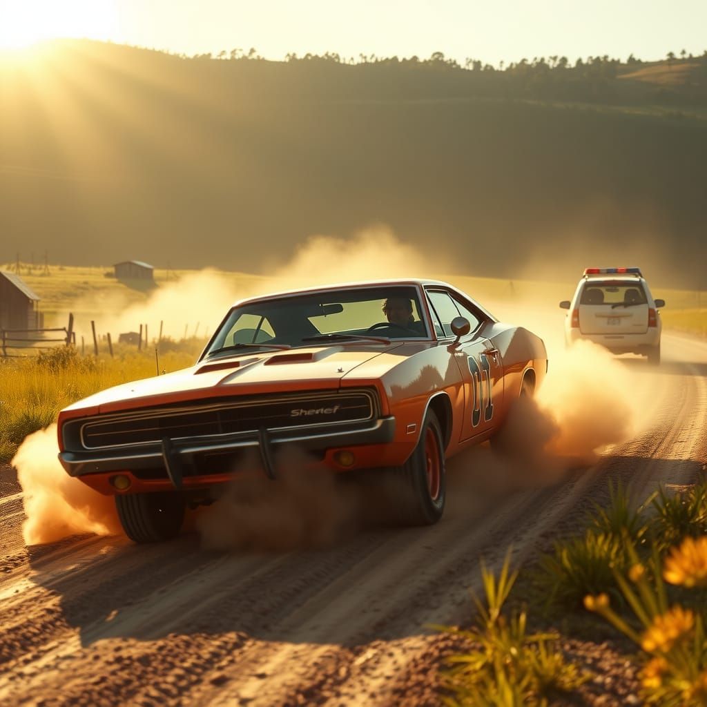 General Lee: Dusty Sunlit Hills of Hazzard County