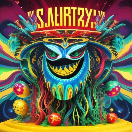 Psychedelic Surrealism in Vivid Colors