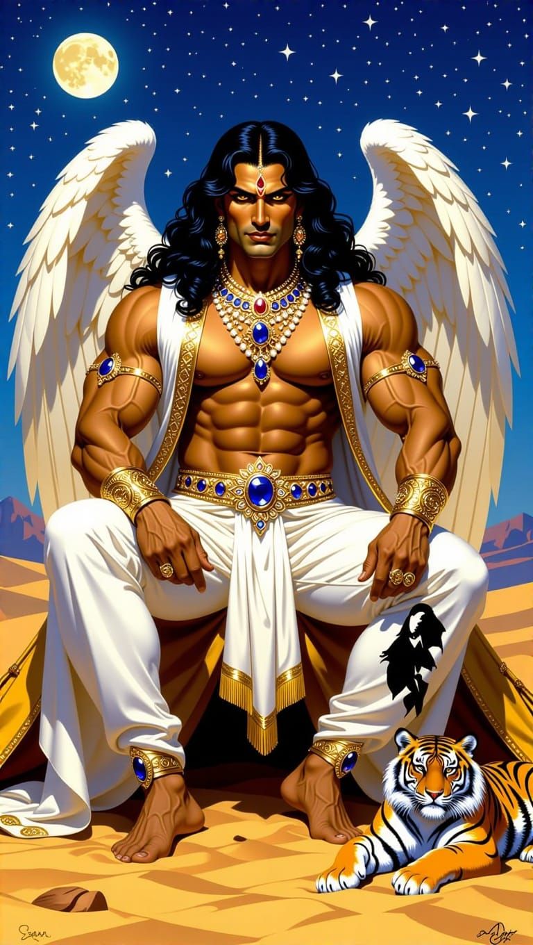 The majestic seraphim, Adabiel