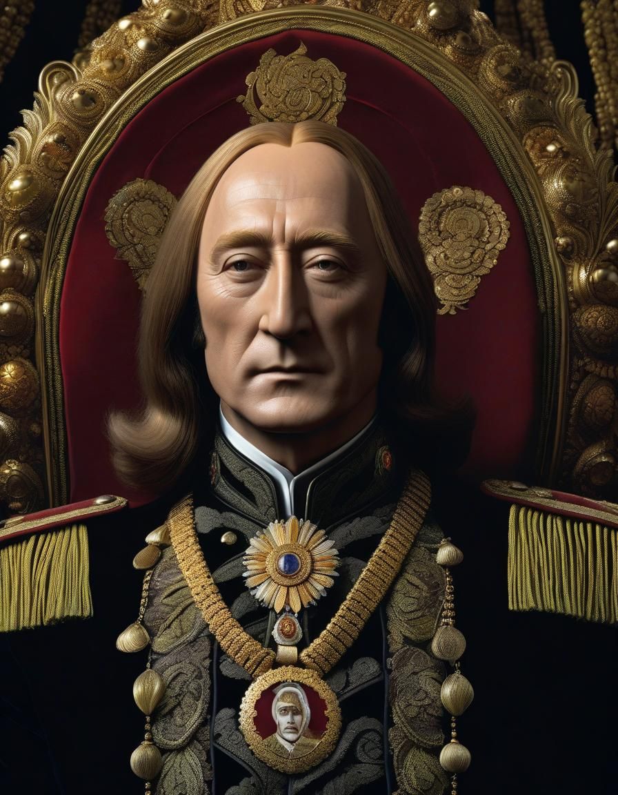 Hyperrealistic Portrait of Vladimir Lennon as Digital Art