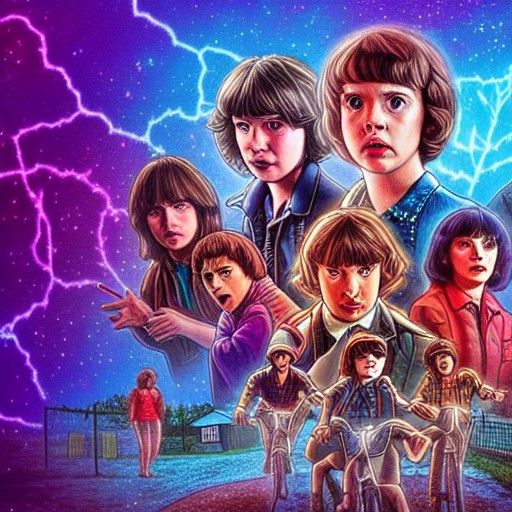 Cosmic Stranger Things Illustration by Pablo Amaringo