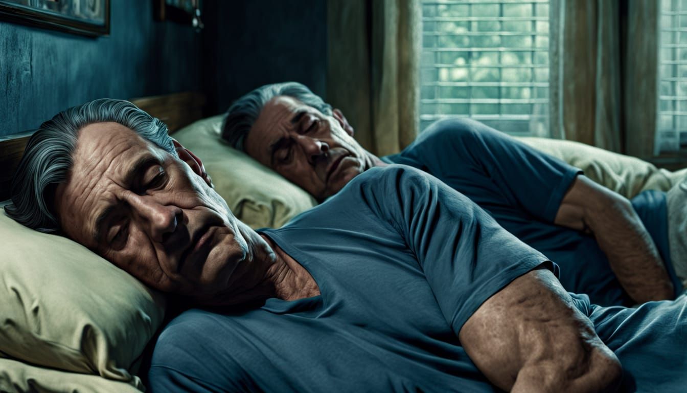 Surreal Hyperrealistic Portraits of Slumbering Men