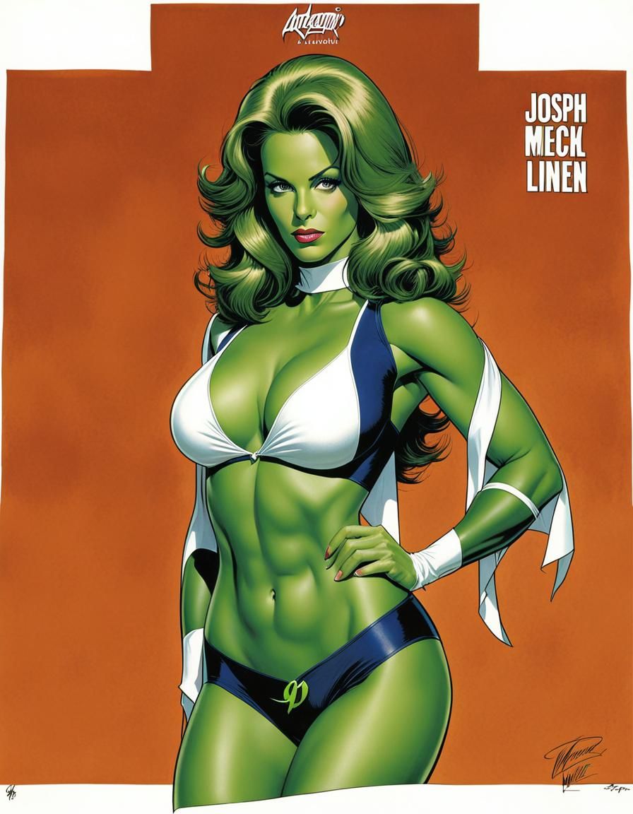 Jaime Lee Curtis as She-Hulk