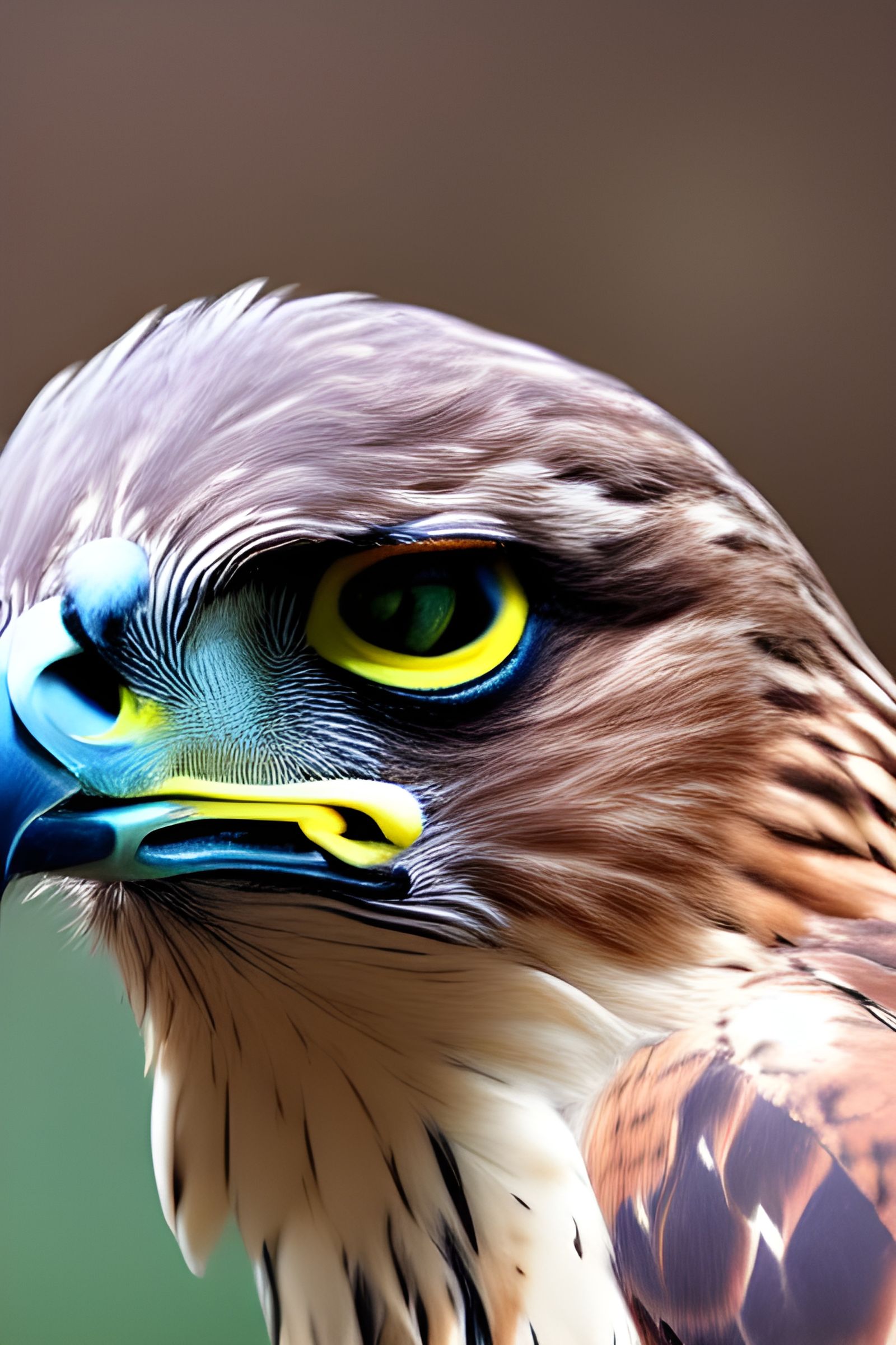 Majestic Hawk Portrait