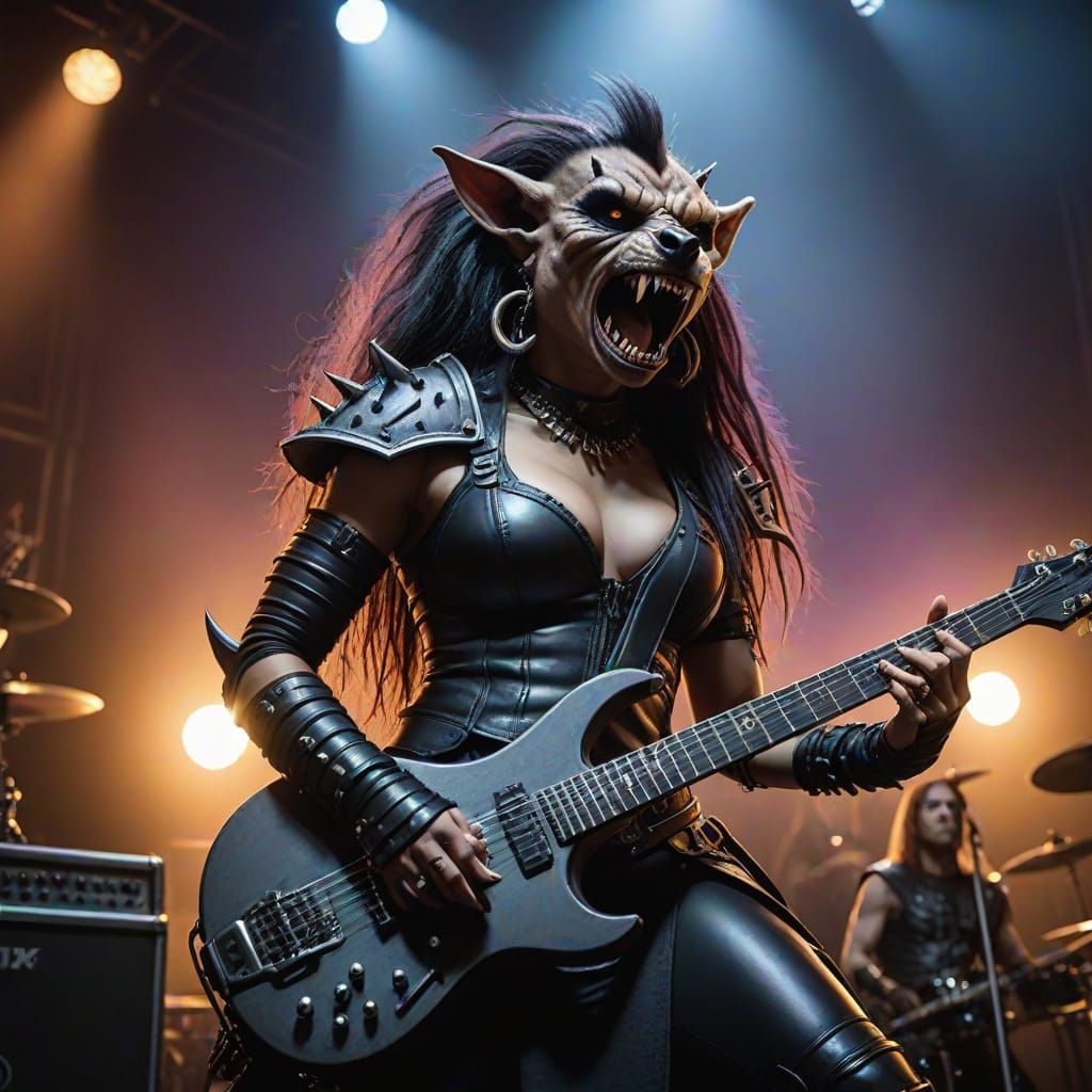 "Gnolling Stones" Guitarist
