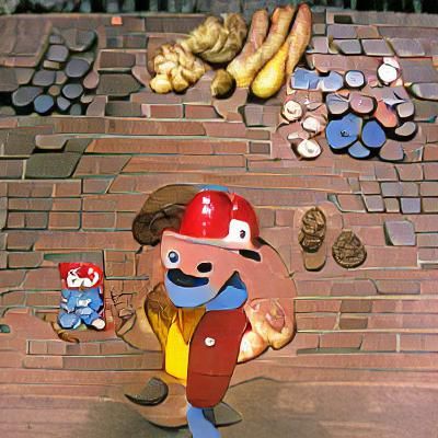 AI Interpretation of Mario