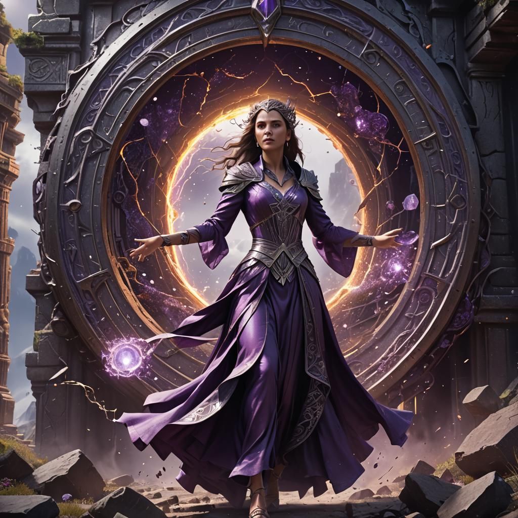 Enchantress Opens Dimensional Portal to Escape Collapsing Wo...