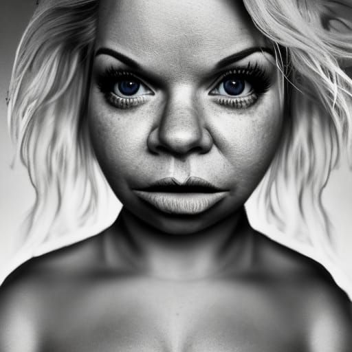 Intense Portrait in the Style of Lee Jeffries