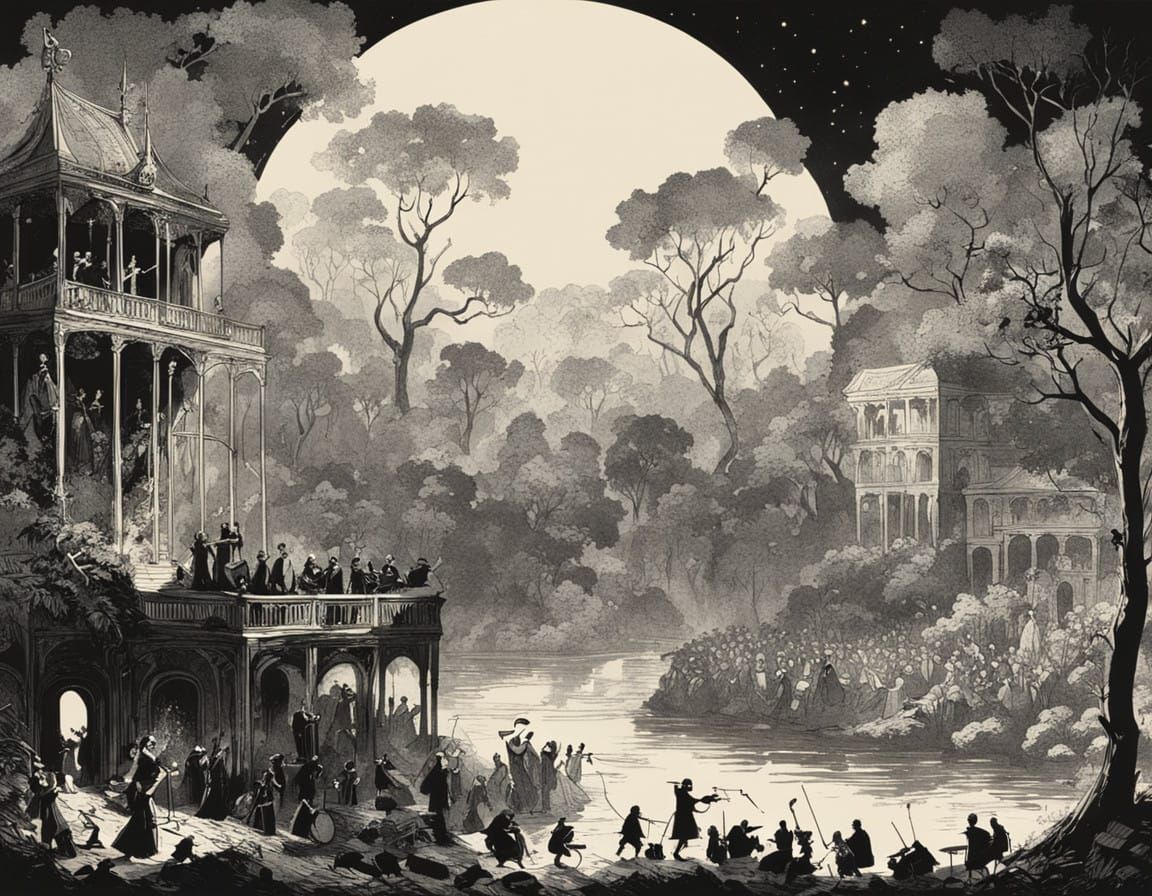 Inspirational Symphony Orchestra in Ethereal Light