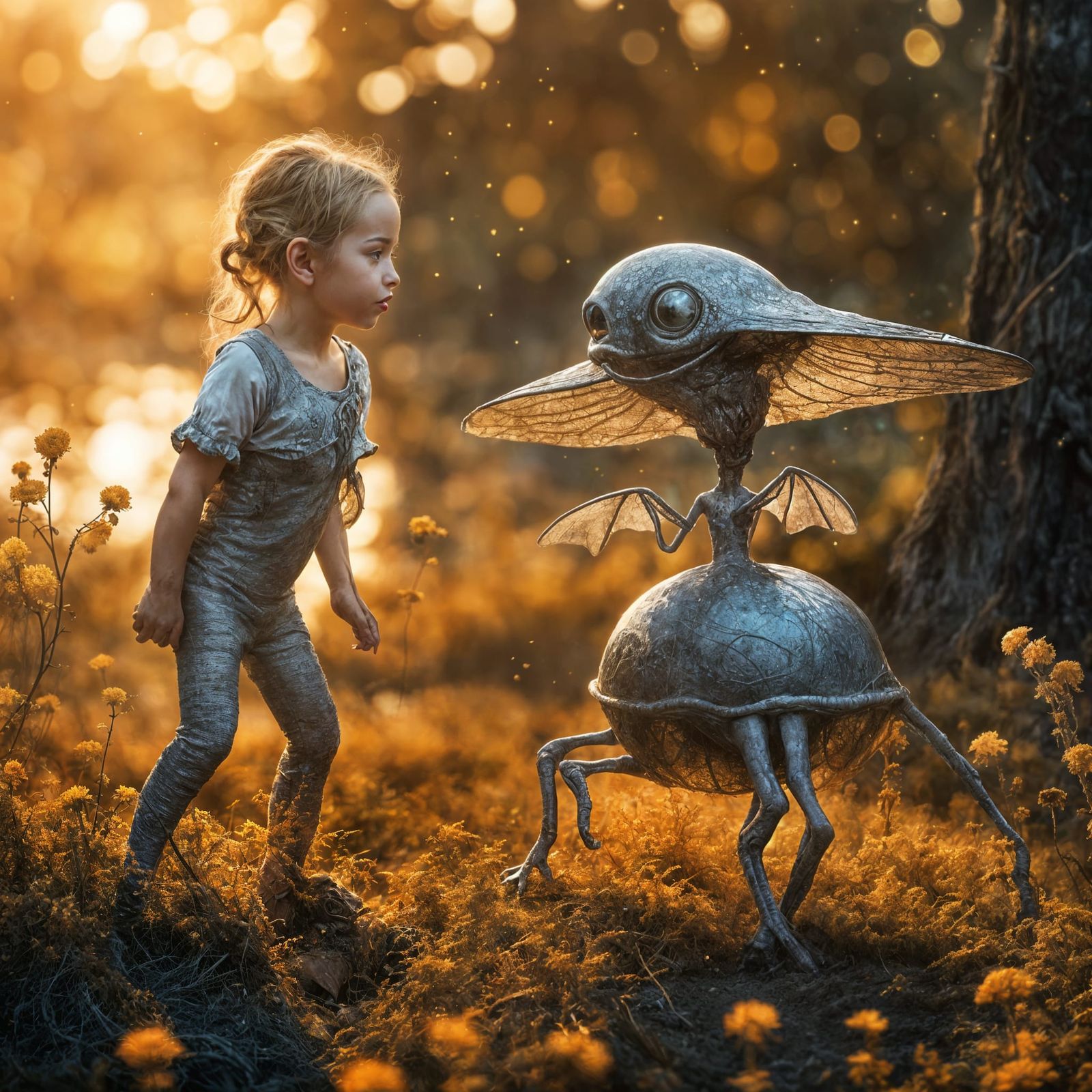 Babysitter Playing with her Responsibility - keeping her from falling down a hill... Brusquely, b ut effectively and the...