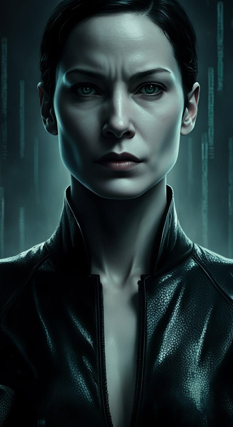 Trinity, The Matrix's Female Resistance Fighter, in Hyperrea...