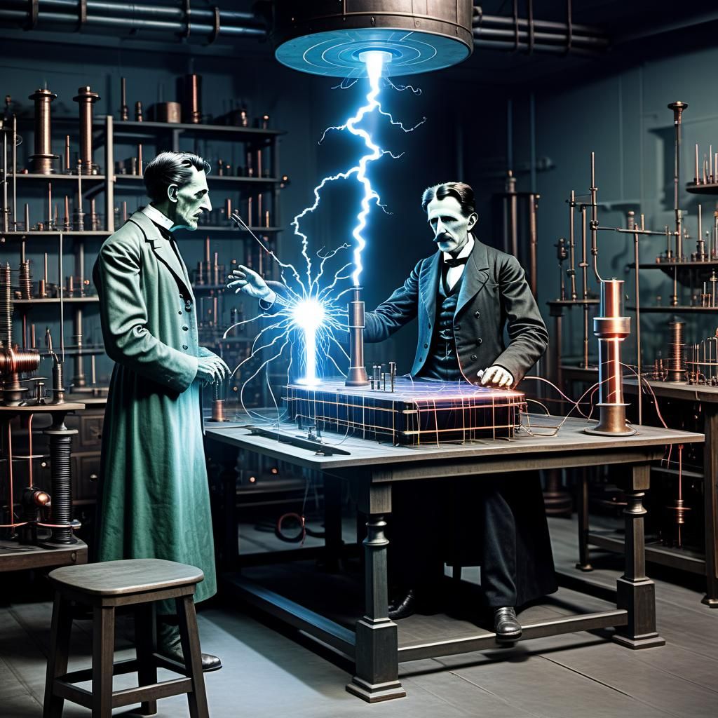 Tesla's Lab: Frankenstein and the Coil