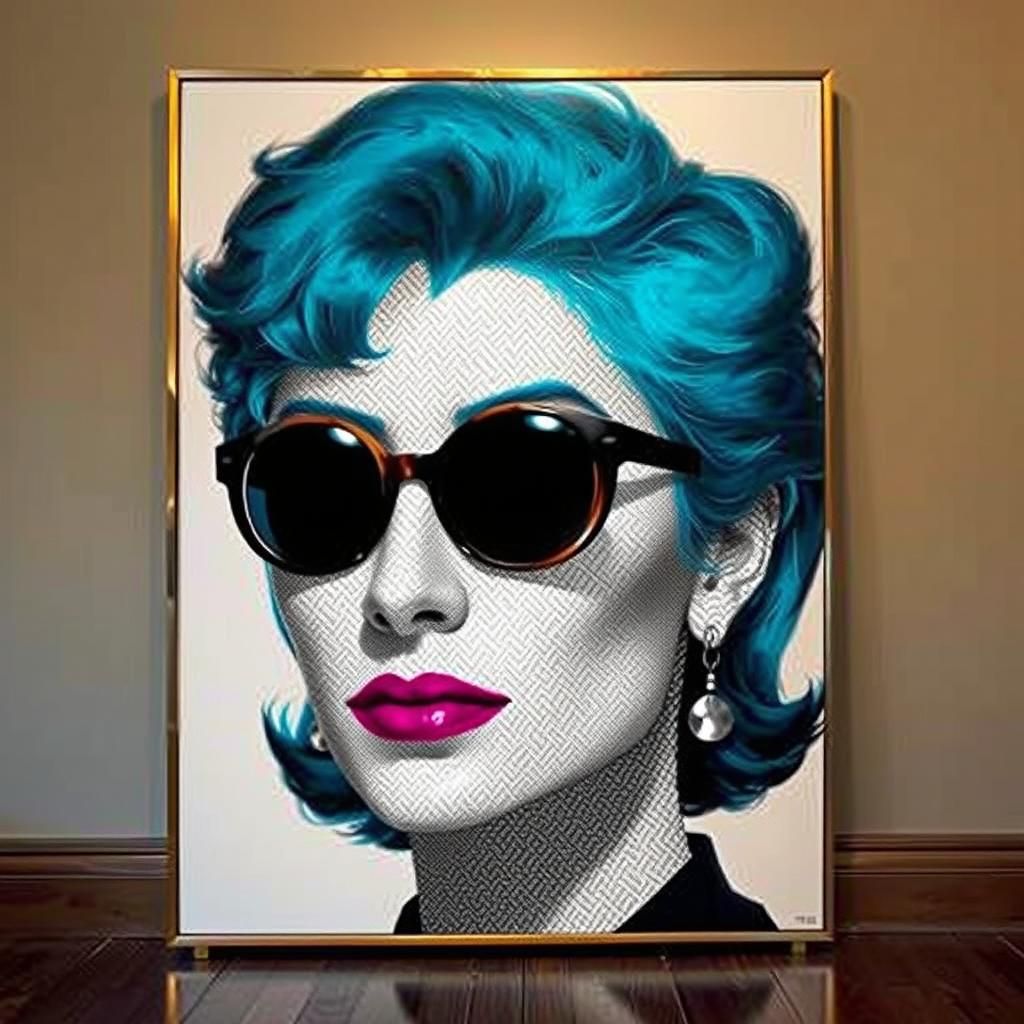 Intriguing Juxtaposition in Pop Art Style