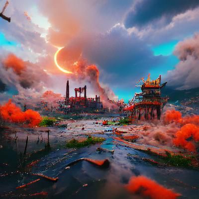 Apocalyptic Fantasy Concept Art in Unreal Engine 5