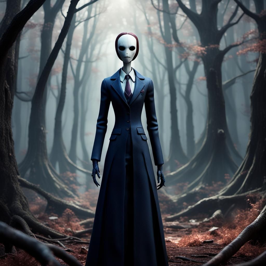 Fantastical Porcelain Necomata Doll: Detailed Matte Painting