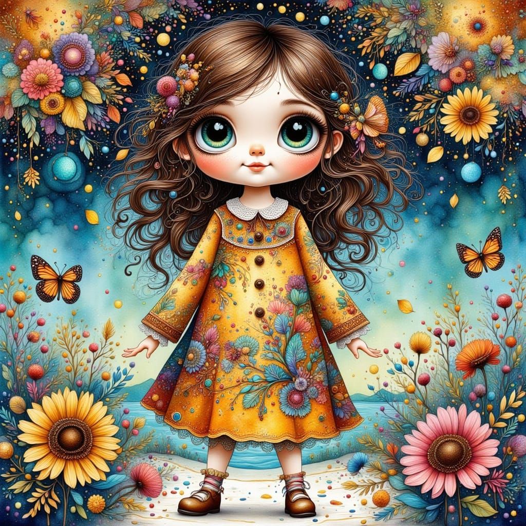 Whimsical Characters in Tove Jansson and Gérard Style