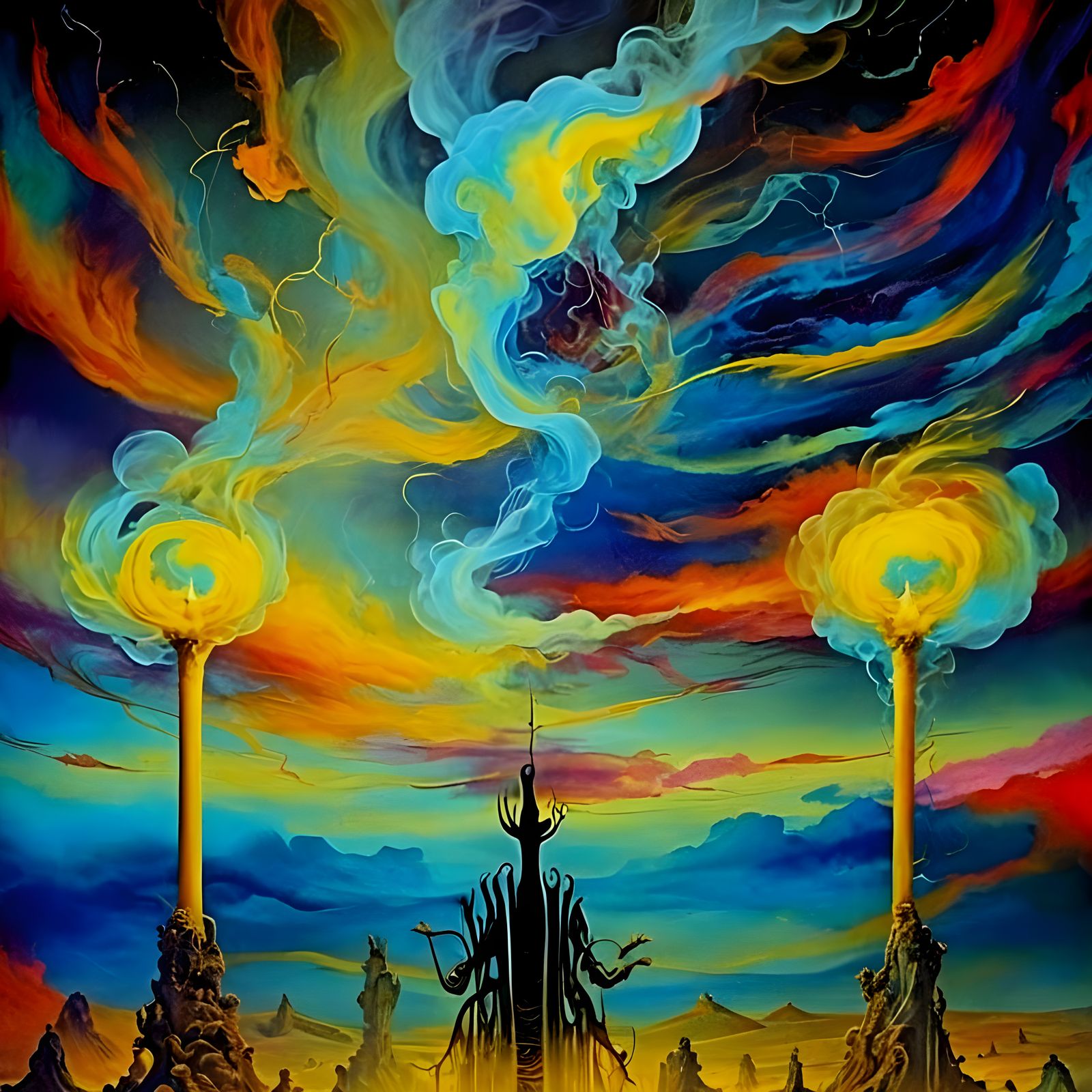 Pandemonium Shadow Show: AI Generated Image