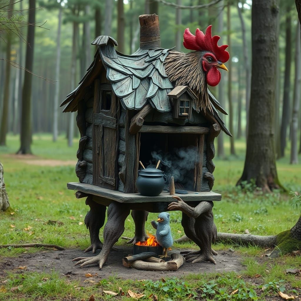 Baba Yaga's Ramshackle Chicken Leg Cottage