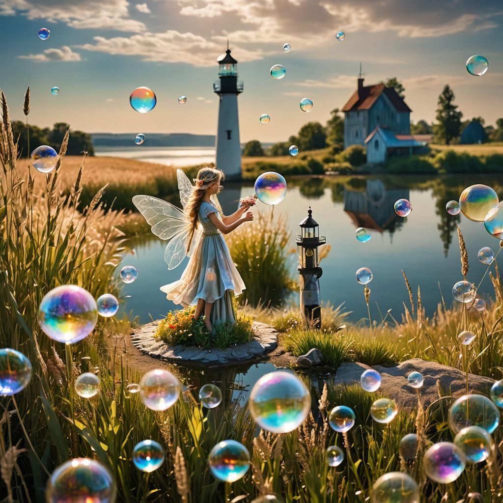 Whimsical Photography: Fairy, Bubbles, Windmill, Lighthouse