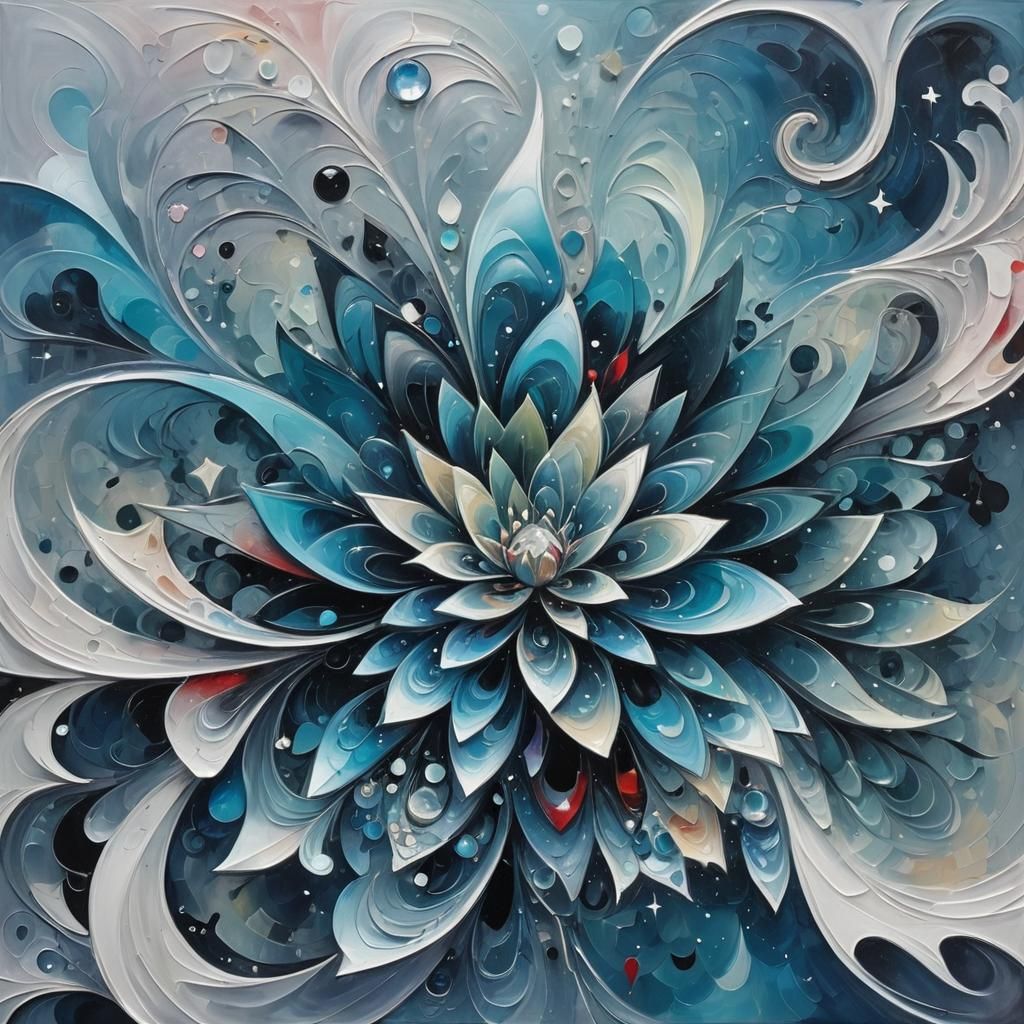 Surreal Cubist Dreamscape in Oil Painting Style