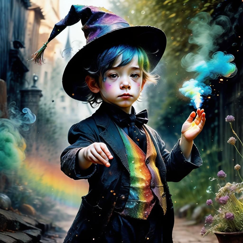 The little Rascal witch boy Alfalfa