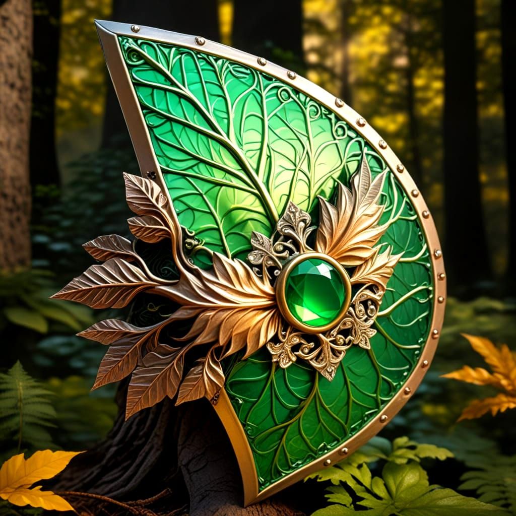 Elven Leaf Shield 2