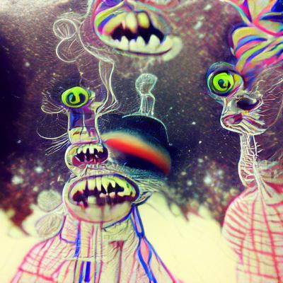 AI Generated Image of High Strangeness