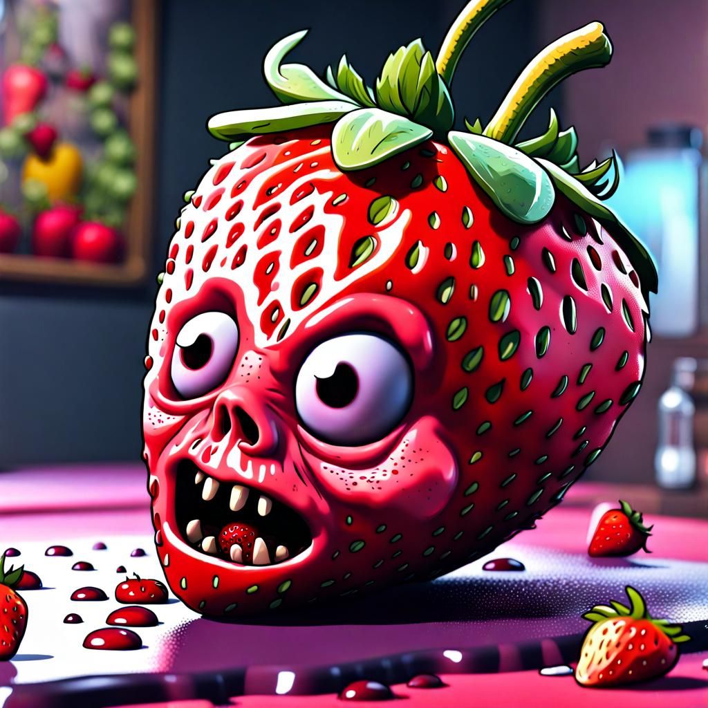 strawberry🍓 zombie🧟‍♂️