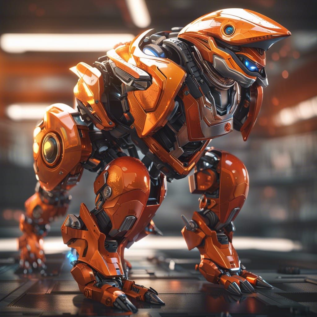 Robot Charmander but he looks like Power Ranger Zords