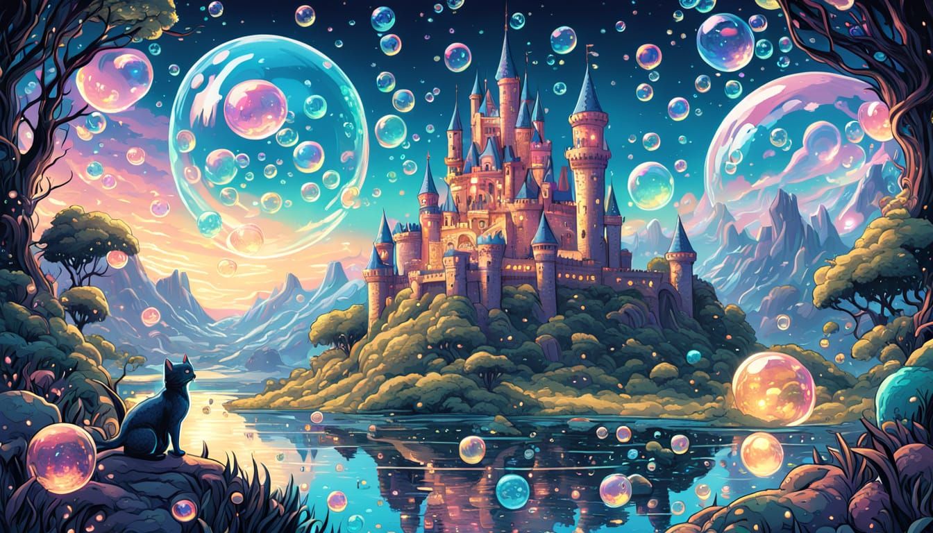 Bubble Castle Kingdom: Kittens and Dinosaurs in Comic Art