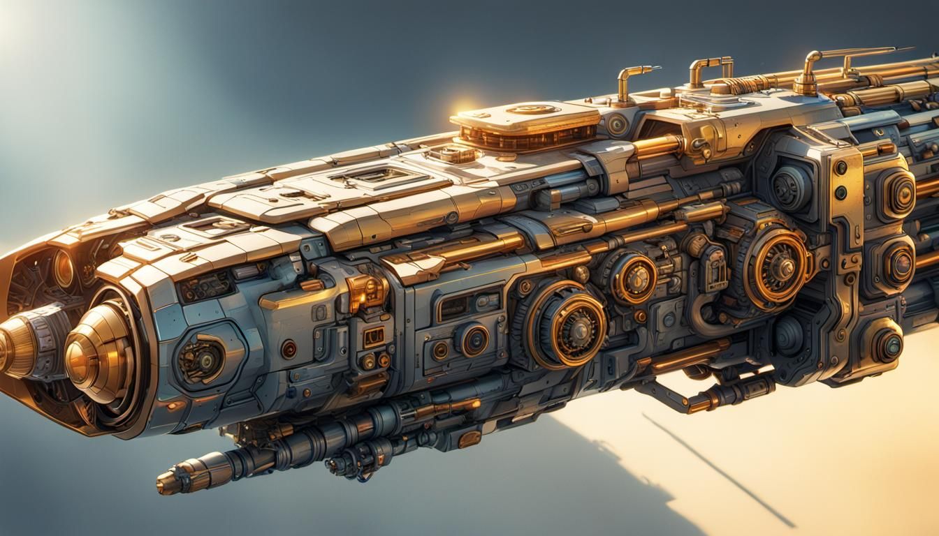 Futuristic Robot Arm in Detailed Concept Art Style