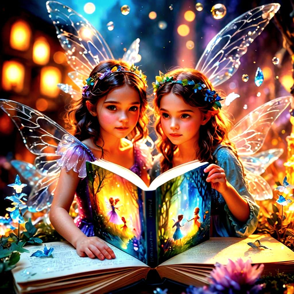 Crystal Fairies in Magical Pop-Up Book