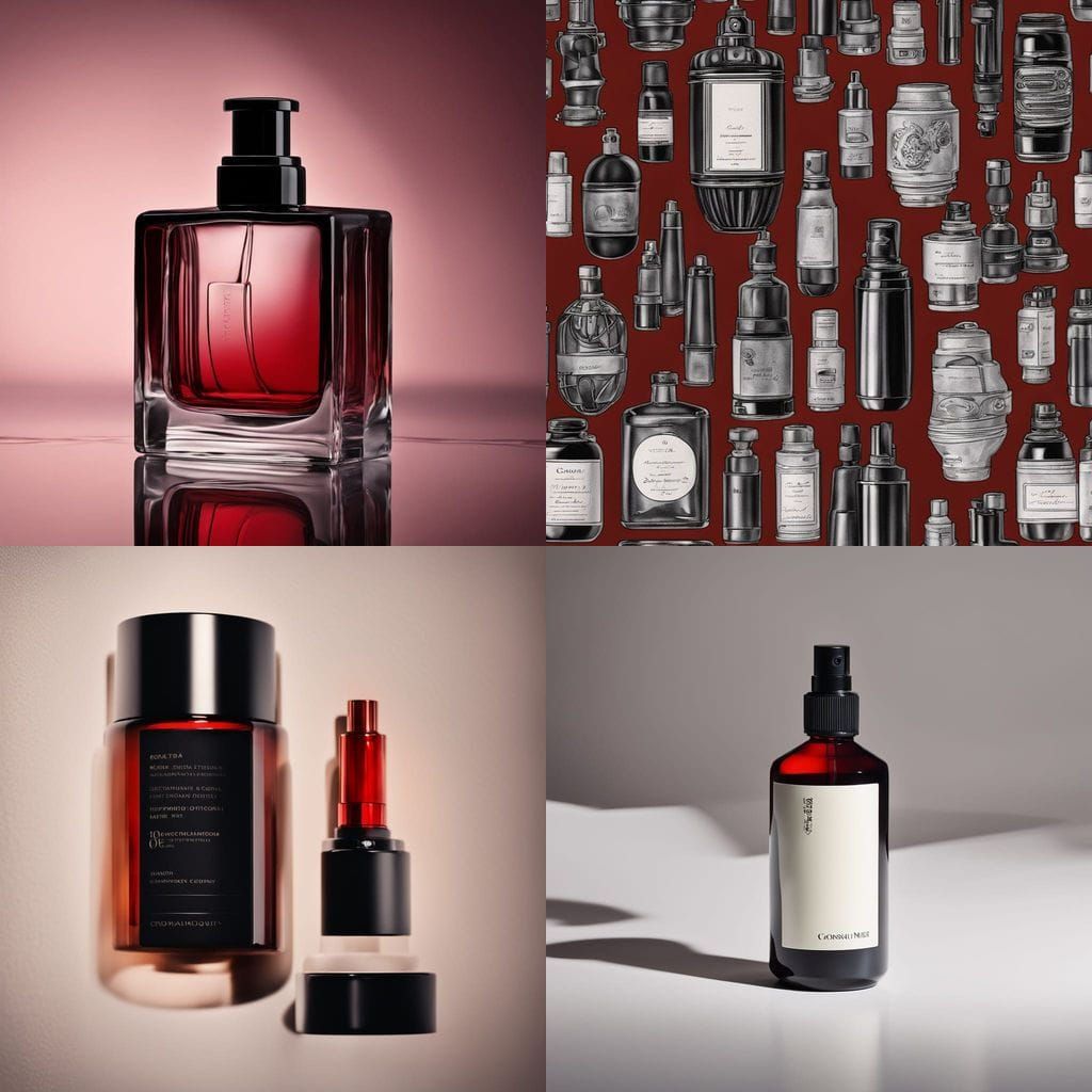 Luxury Fragrance Bottle in Soft Focus