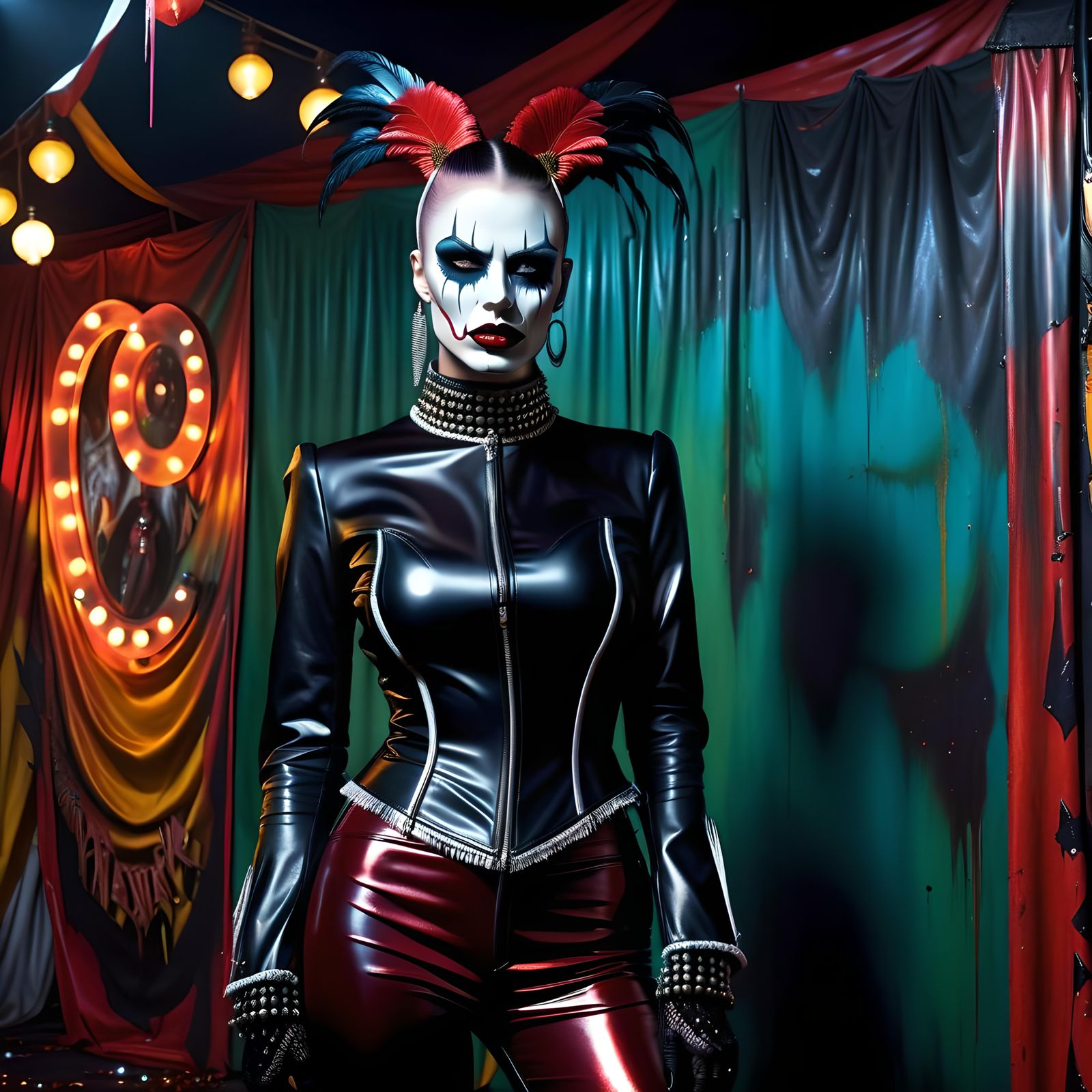 Female Carnival Barker