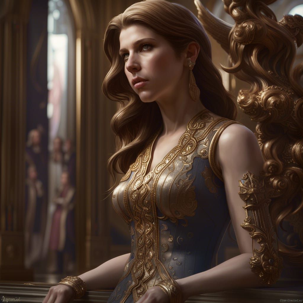 Anna Kendrick Museum: Hyperdetailed Concept Art