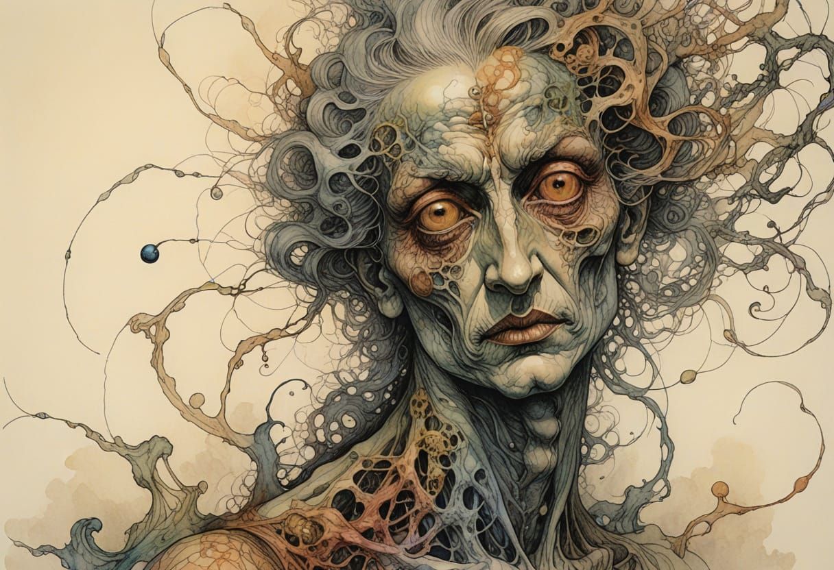 Macabre & Surreal Portrait (Longing)