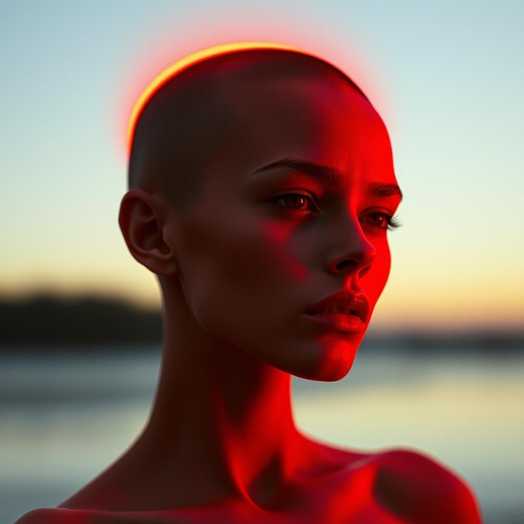 Red Halo Dieselpunk Model Photoshoot