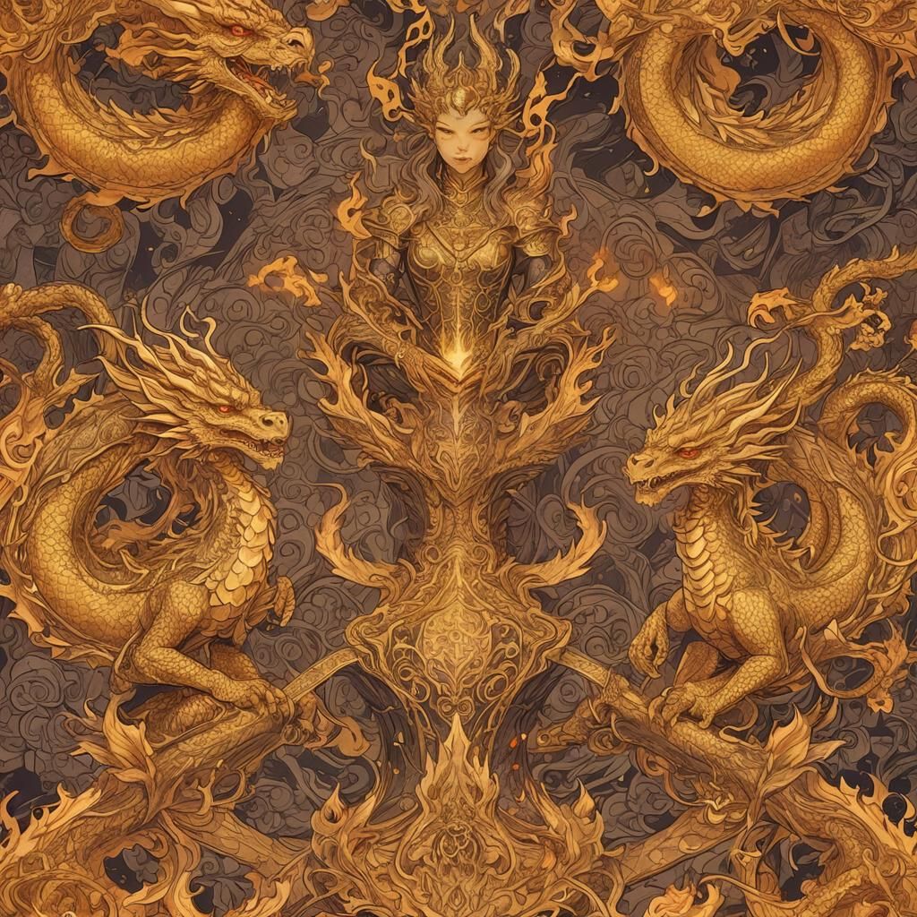 Dragon Lady Concept Art: Imperial Majesty