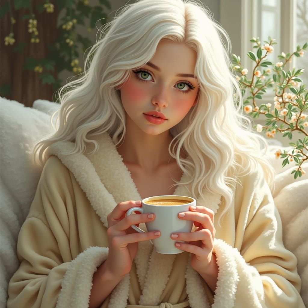 Dreamy Morning in Soft Watercolor