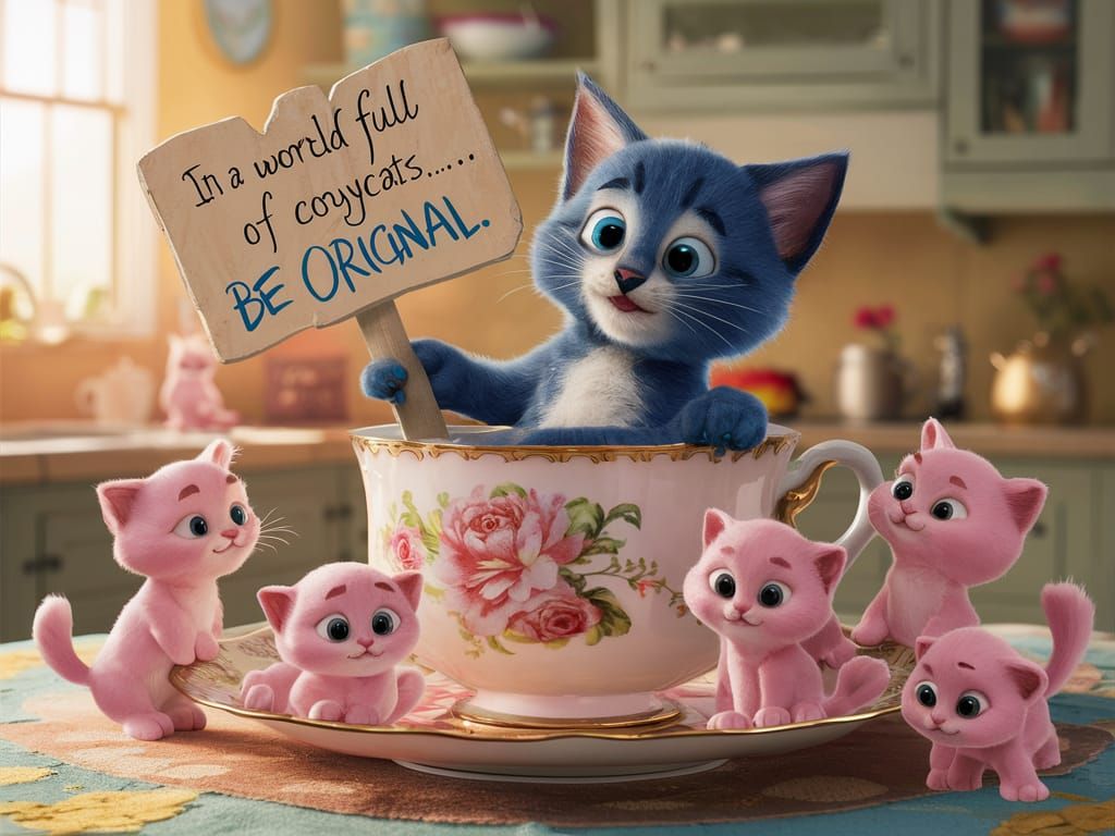 Be ORIGINAL… stop stealing ideas from others.